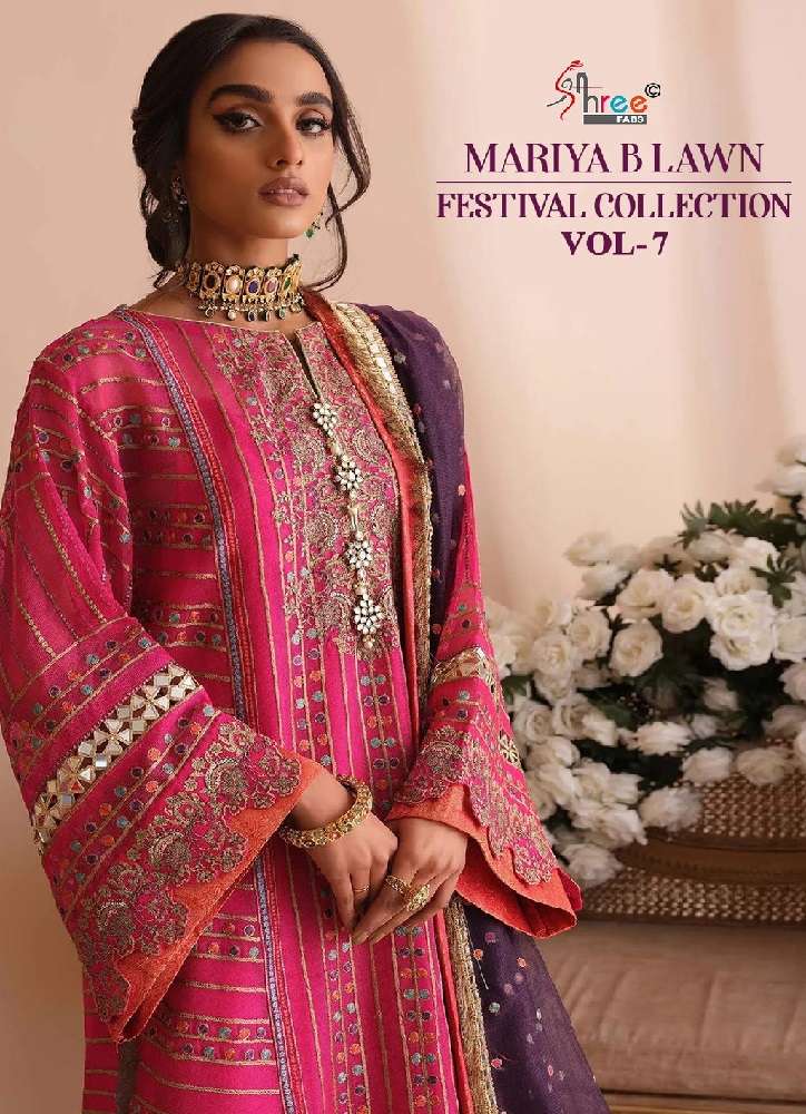 Mariya b festival lawn collection vol 7 Open Pic by Shree